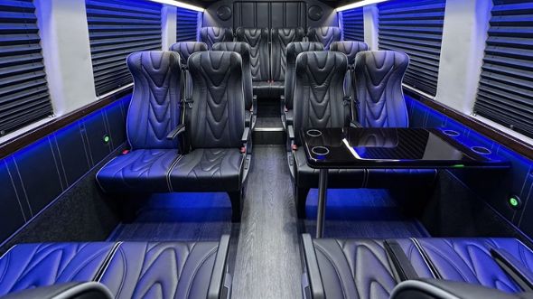 20 passenger sprinter van interior cary