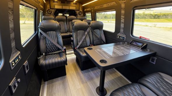 cary 12 passenger sprinter van interior