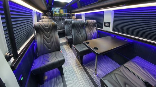 cary 18 passenger sprinter van interior
