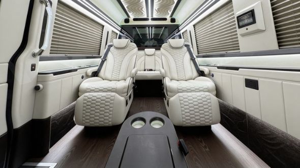 cary 8 passenger sprinter van interior