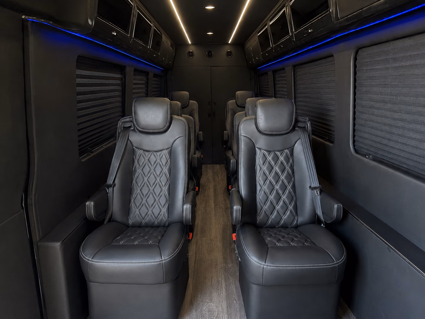 20 passenger sprinter van inside