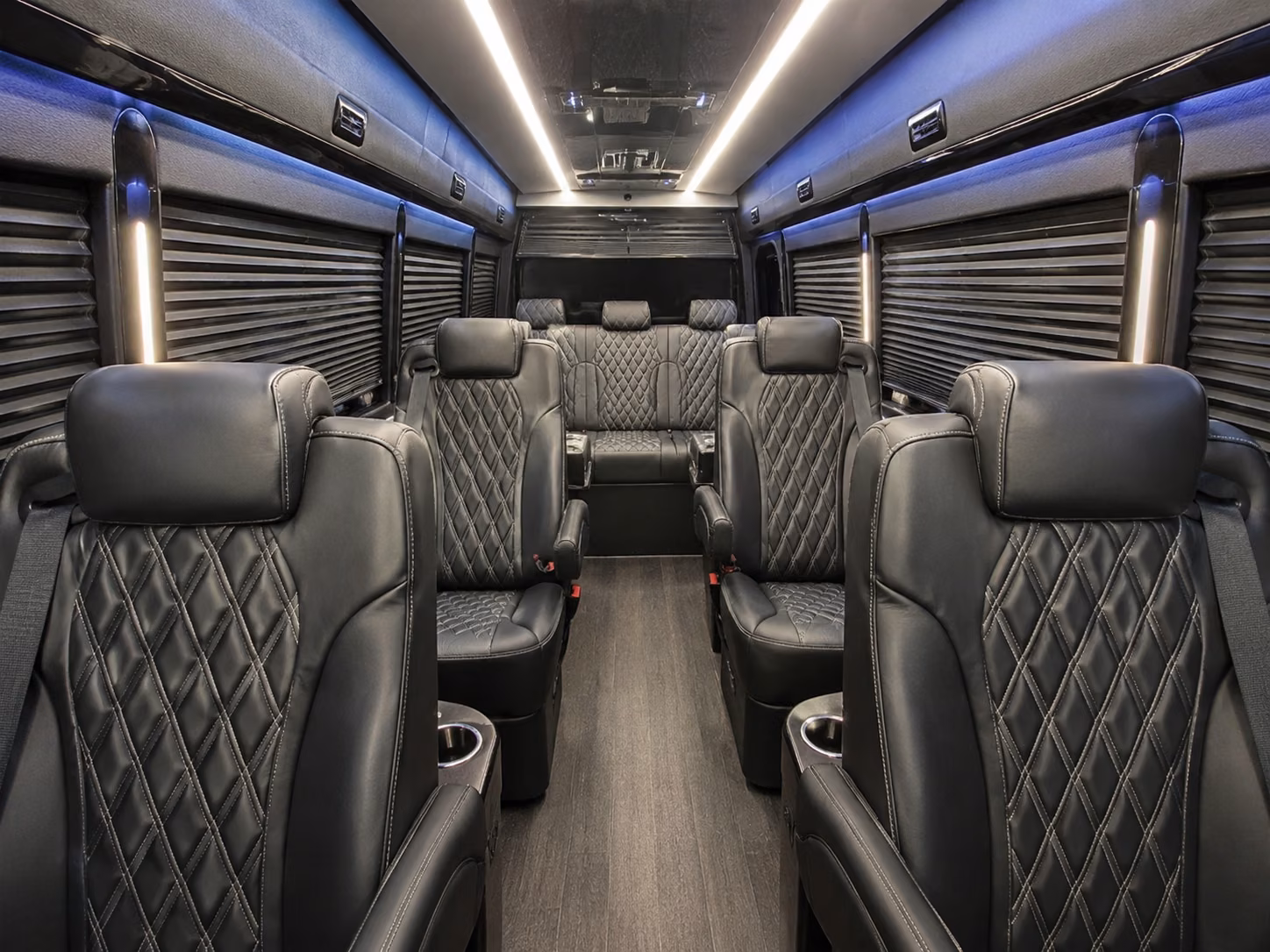 cary 10 passenger sprinter van inside