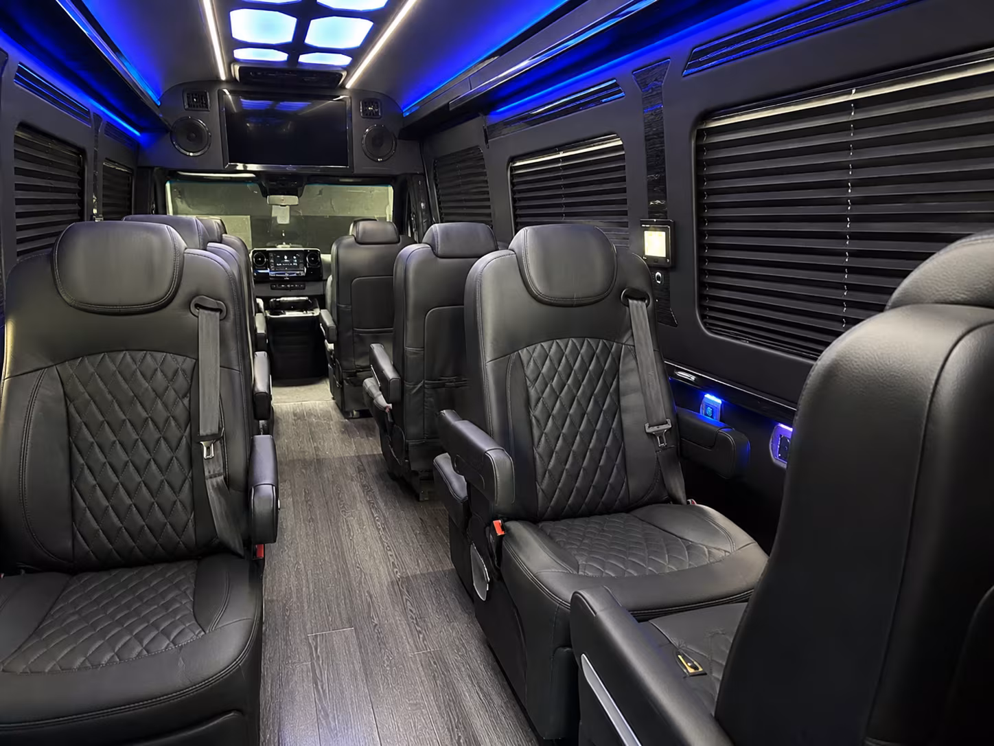 cary 18 passenger sprinter van interior
