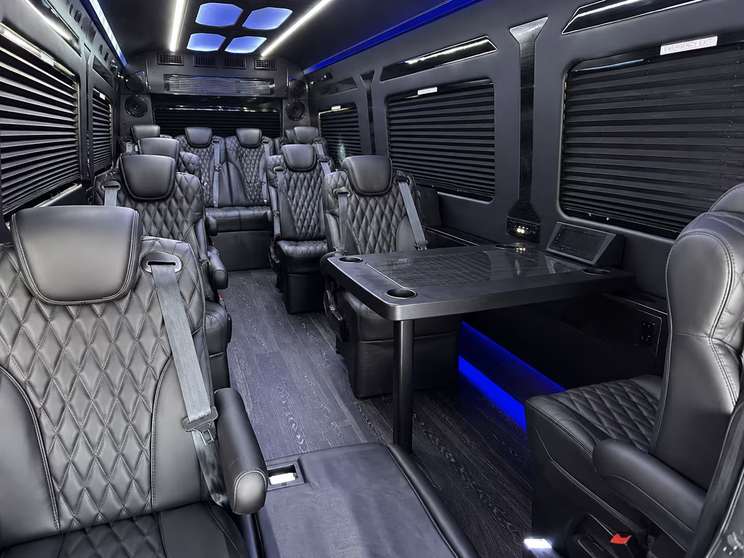 cary 20 passenger sprinter van interior