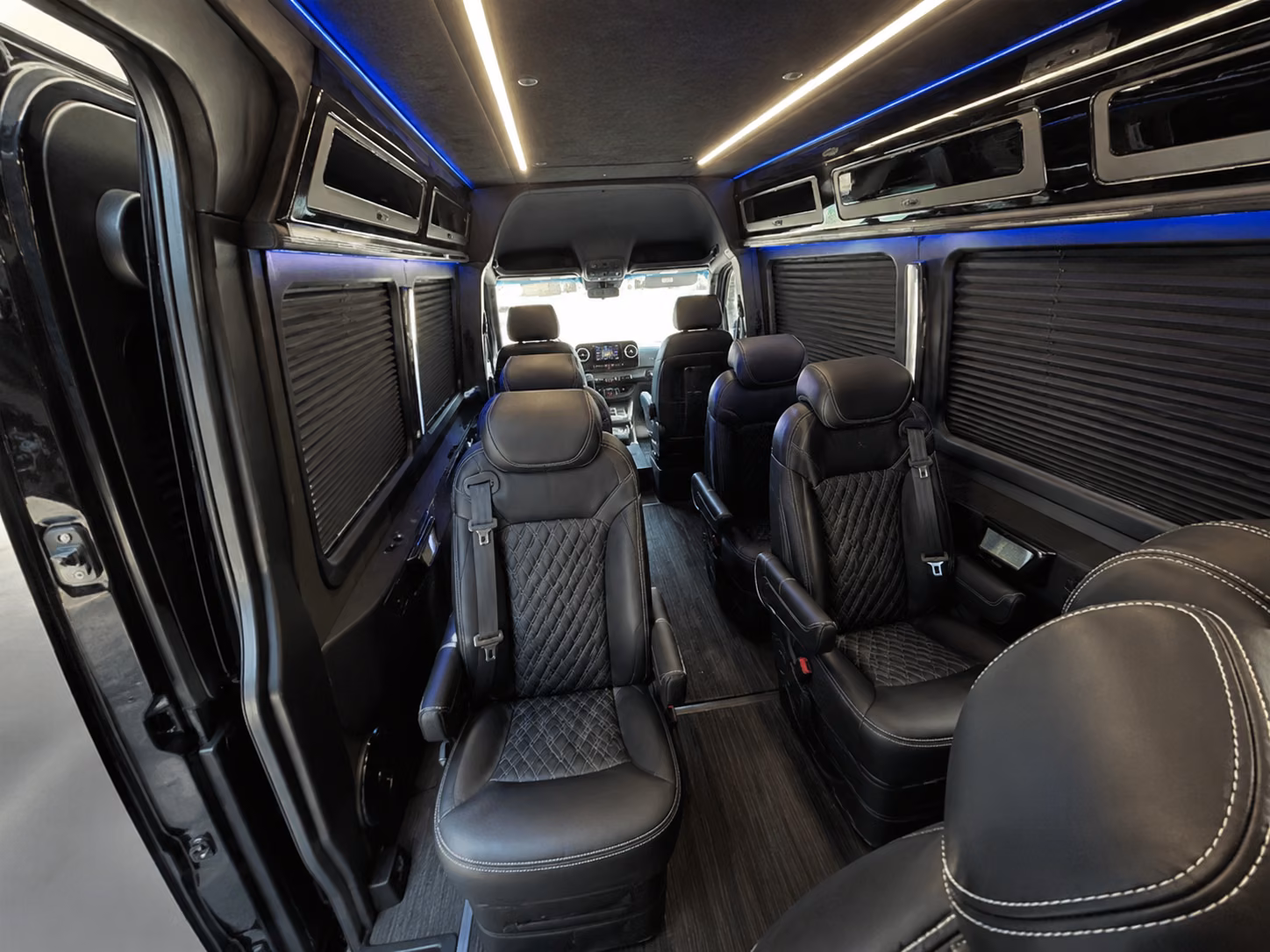 cary 8 passenger sprinter van inside