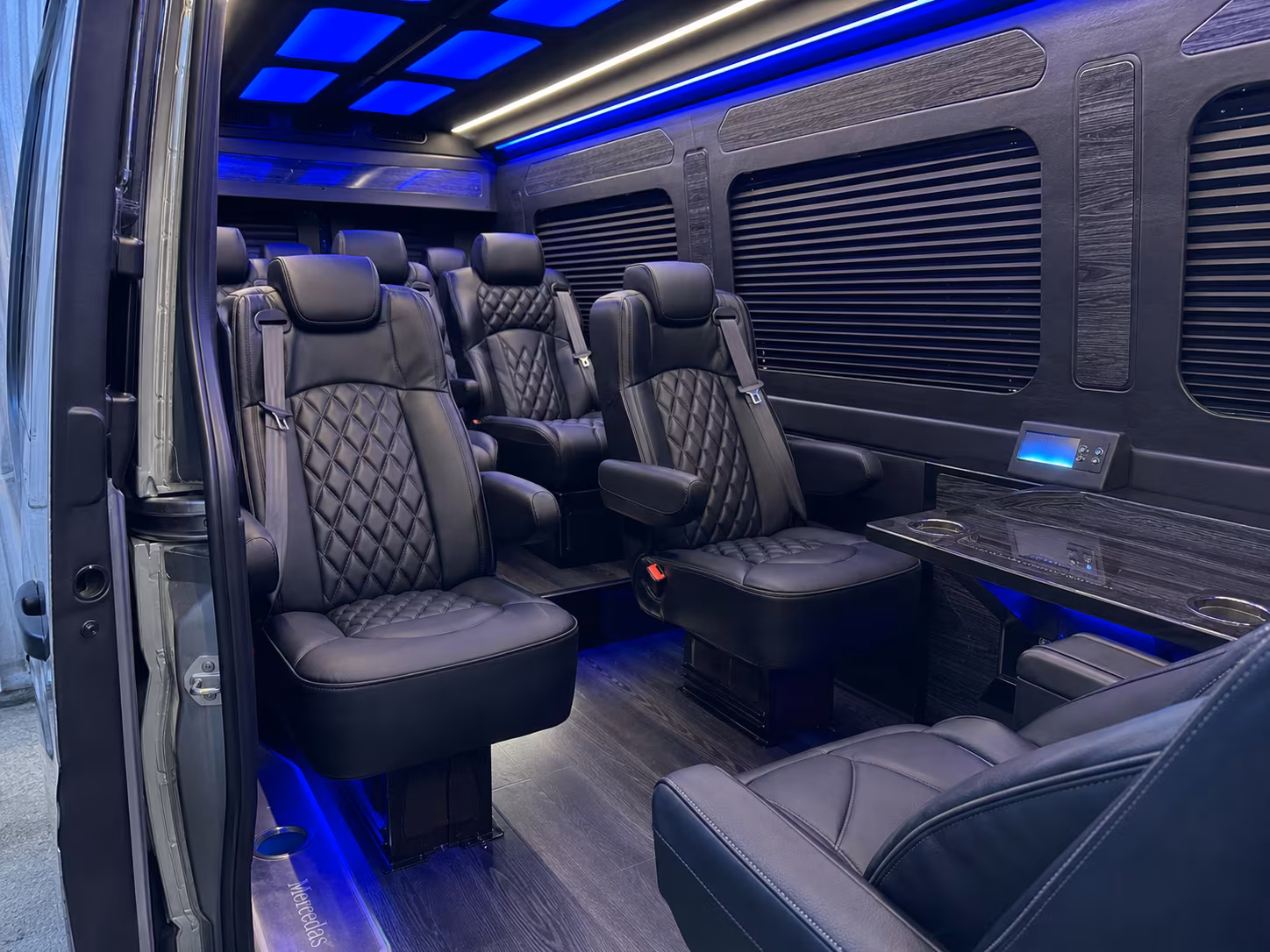 cary 8 passenger sprinter van interior