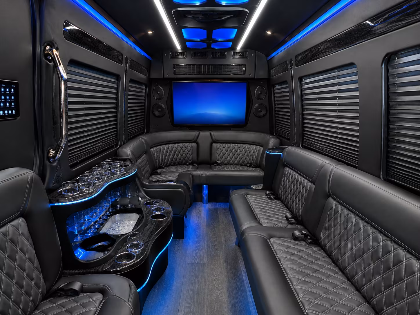 cary sprinter limousine inside