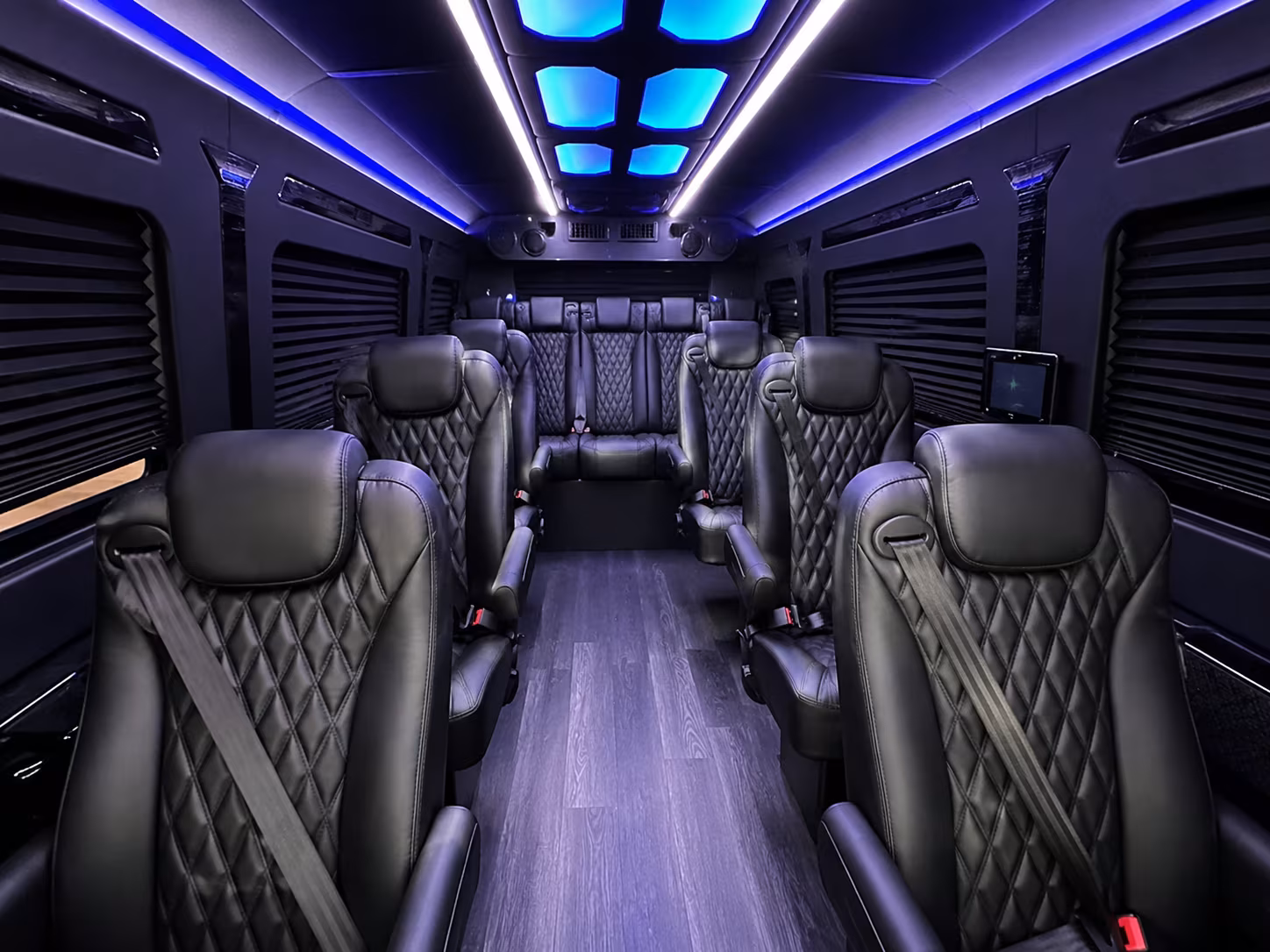 parent coordinated sprinter van bookings with a set pickup and return time in cary